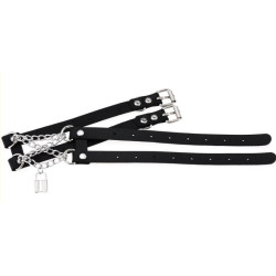 Joy Jewels Collier Ras de cou Pendant Lock Noir